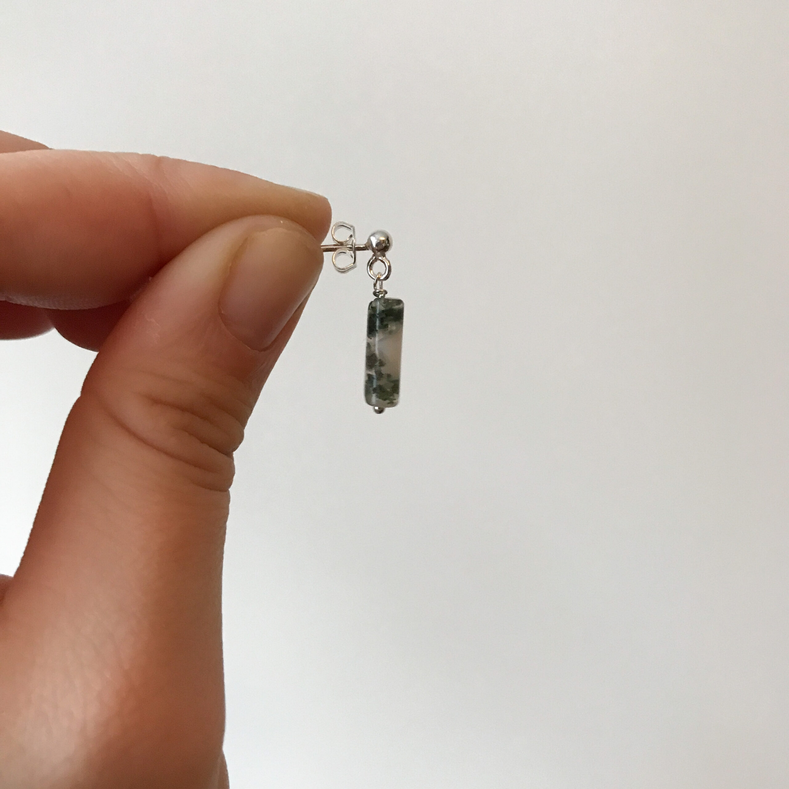 925 sterling zilveren oorstekers oceaanjaspis 925 sterling zilveren oorstekers oceaanjaspis