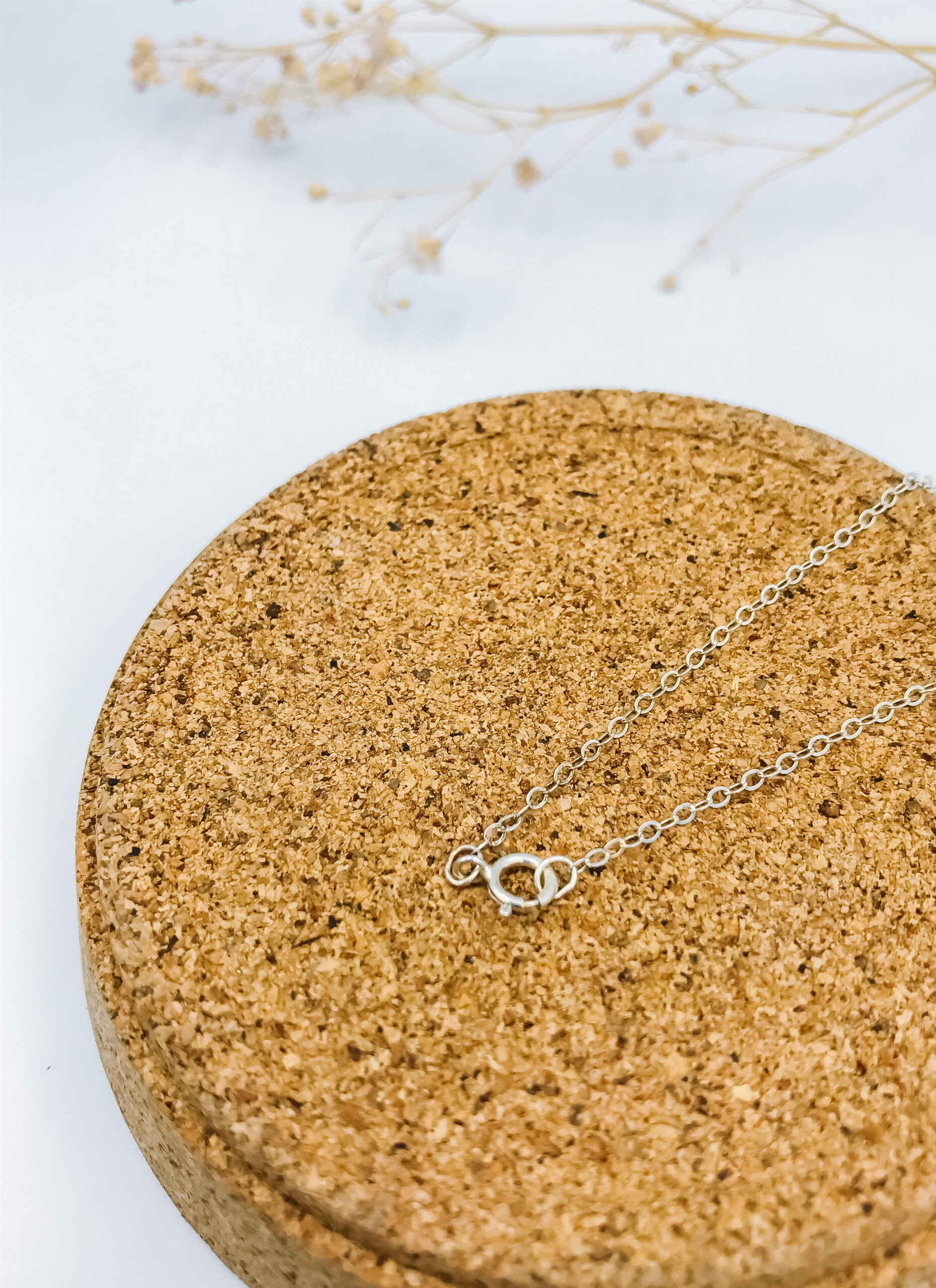 Zilveren ketting valkoog sluiting Zilveren ketting valkoog sluiting